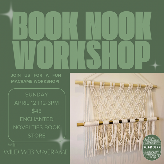 Macrame Book Nook Workshop with Wild Web Macrame
