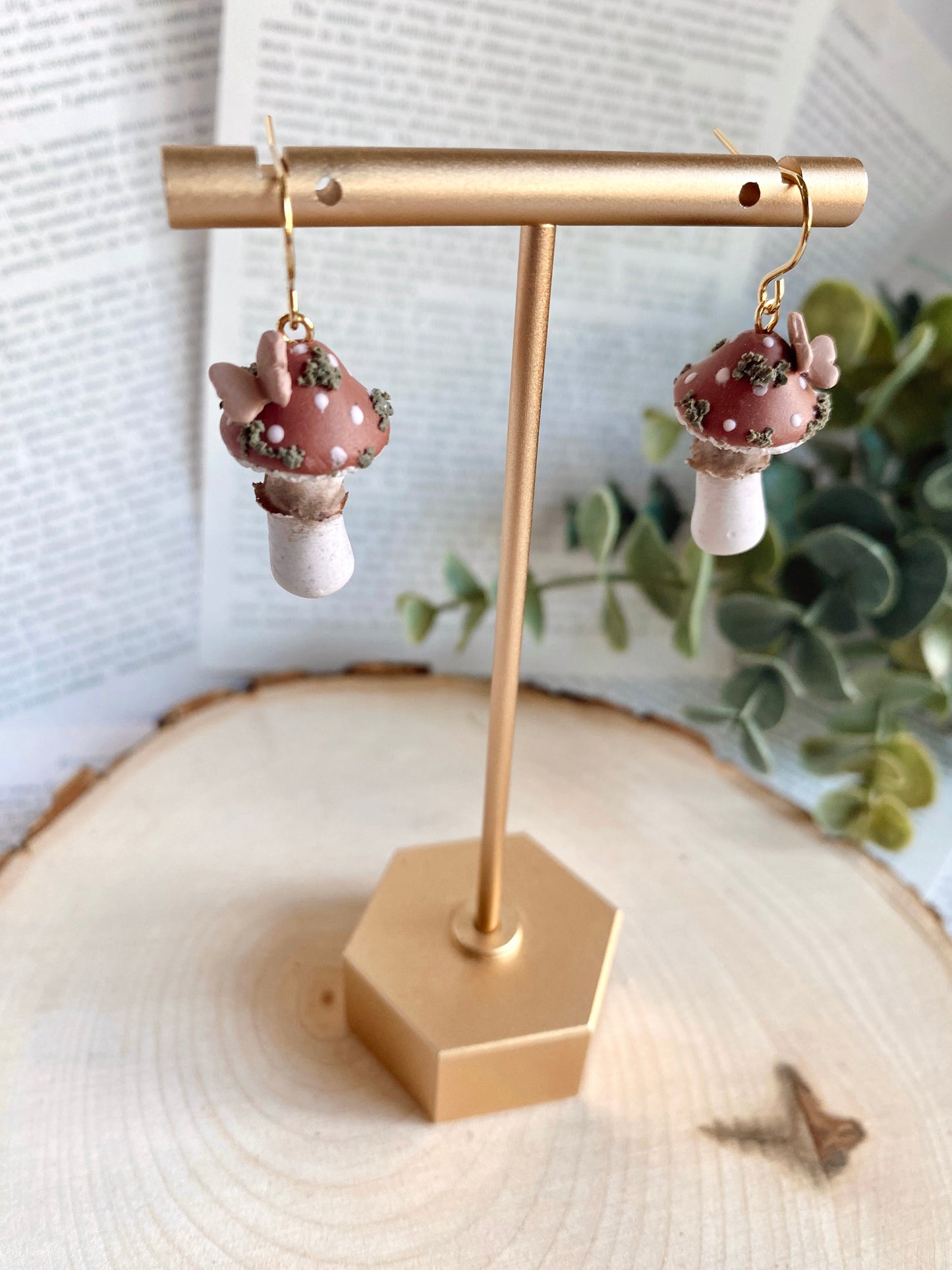 Mushroom Earrings