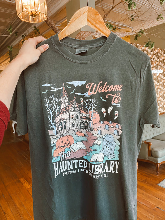 Haunted Library Tshirt