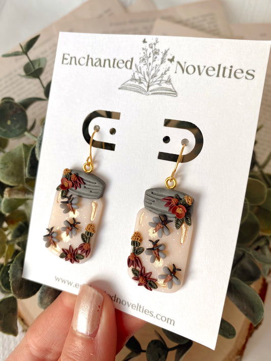 Firefly Jar Earrings