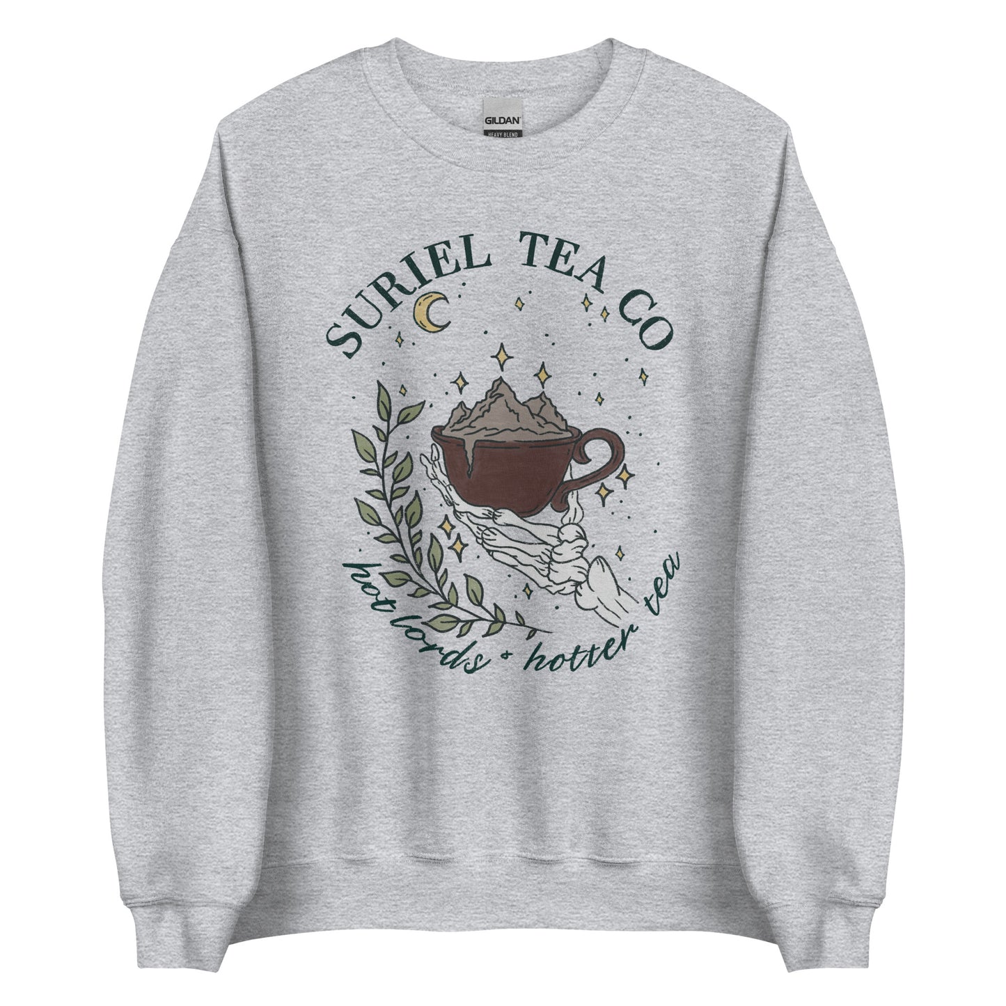 Grey Suriel Tea Co Unisex Sweatshirt