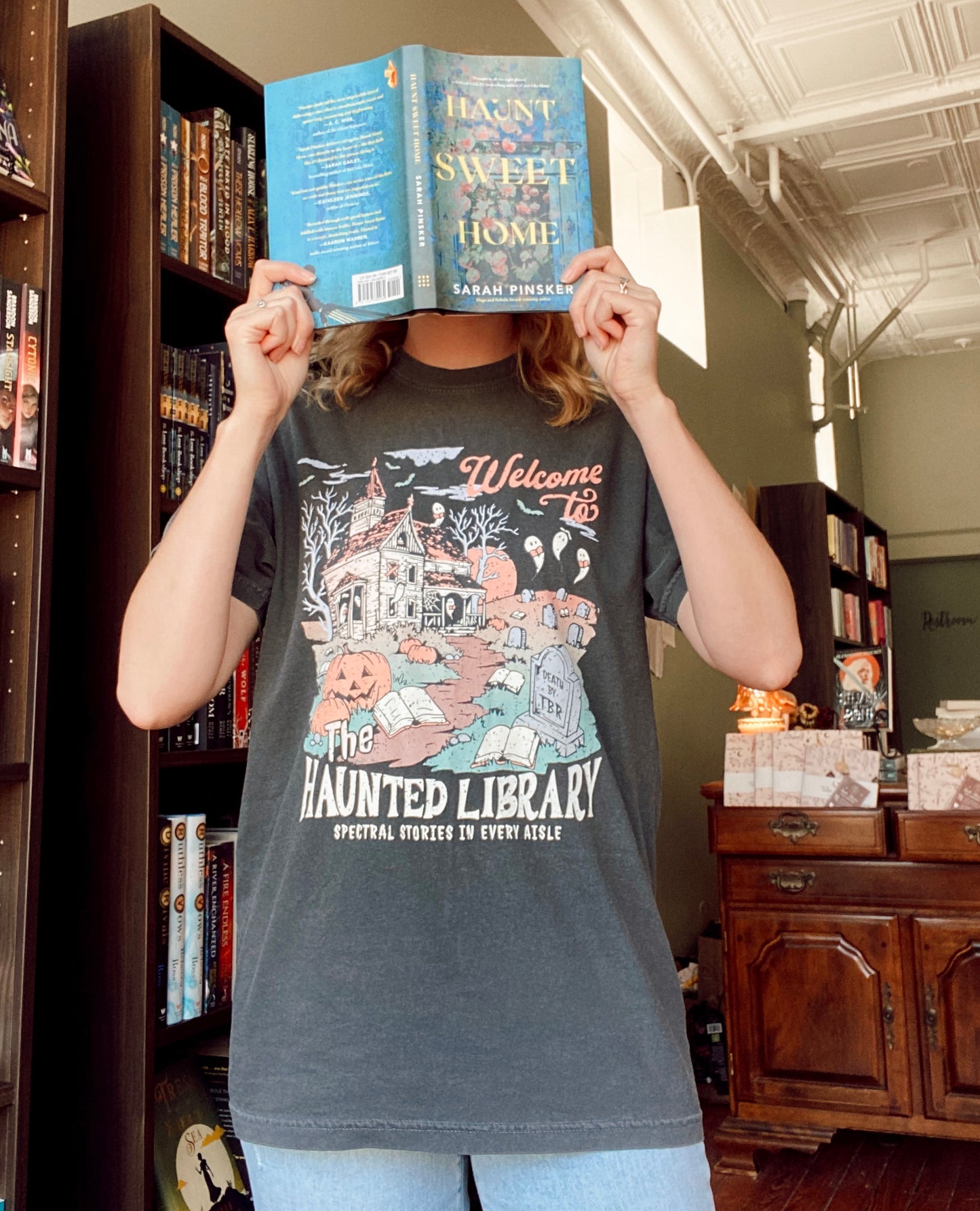 Haunted Library Tshirt