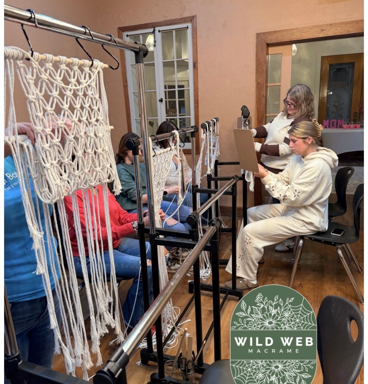 Macrame Book Nook Workshop with Wild Web Macrame