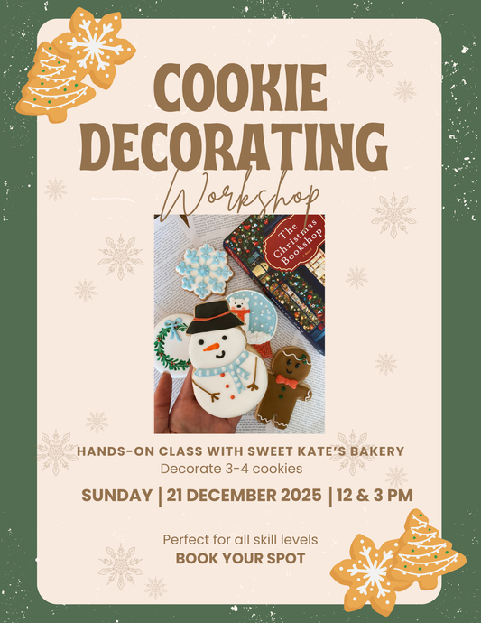 Rescheduled Cookie Decorating Workshop with Sweet Kate’s Bakery