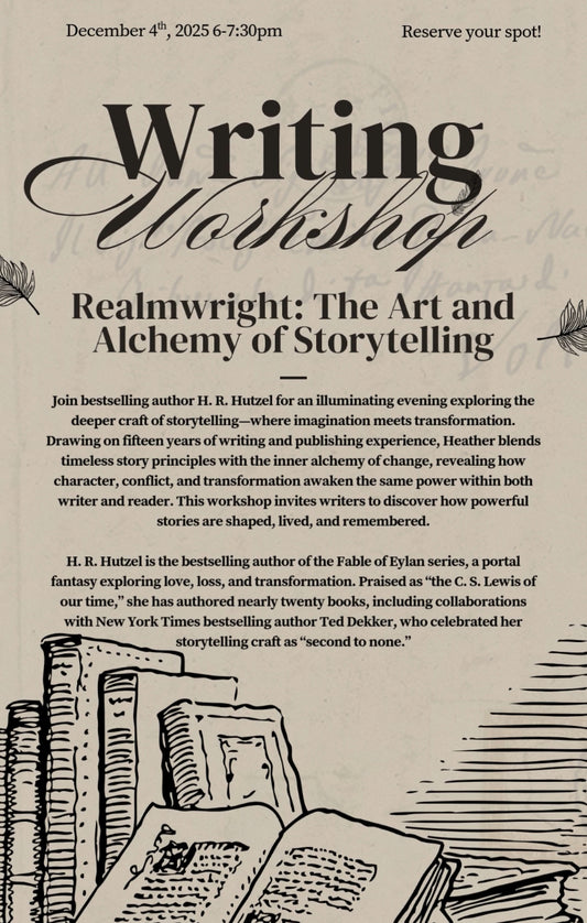 Writing Workshop with Local Author H. R. Hutzel