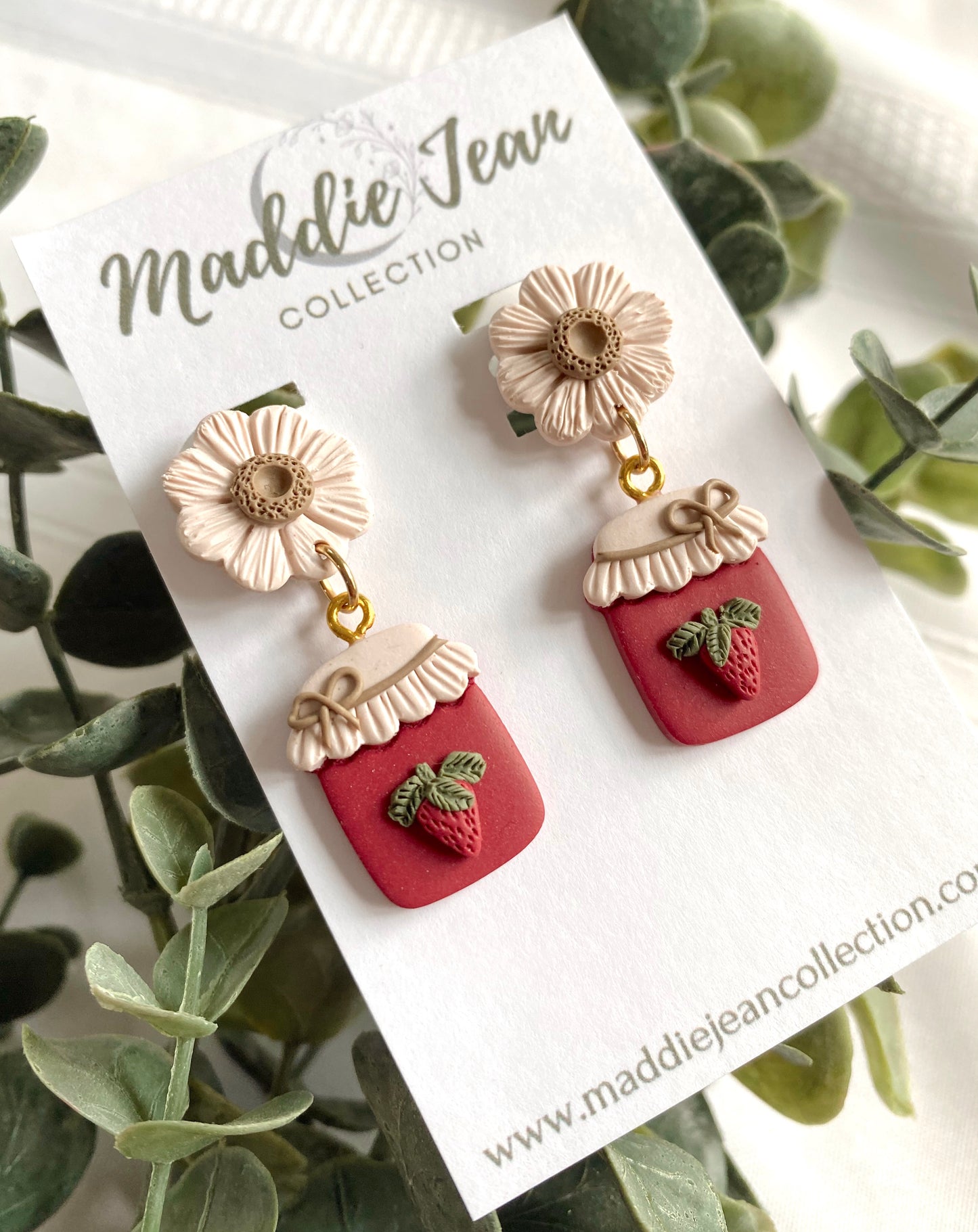 Strawberry Jam Earrings