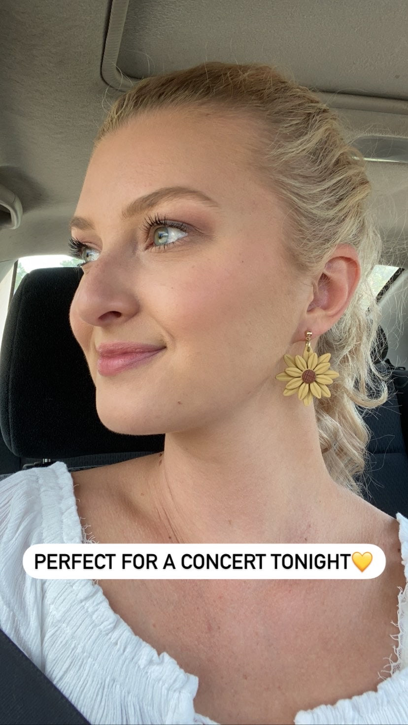 Sunflower Earrings