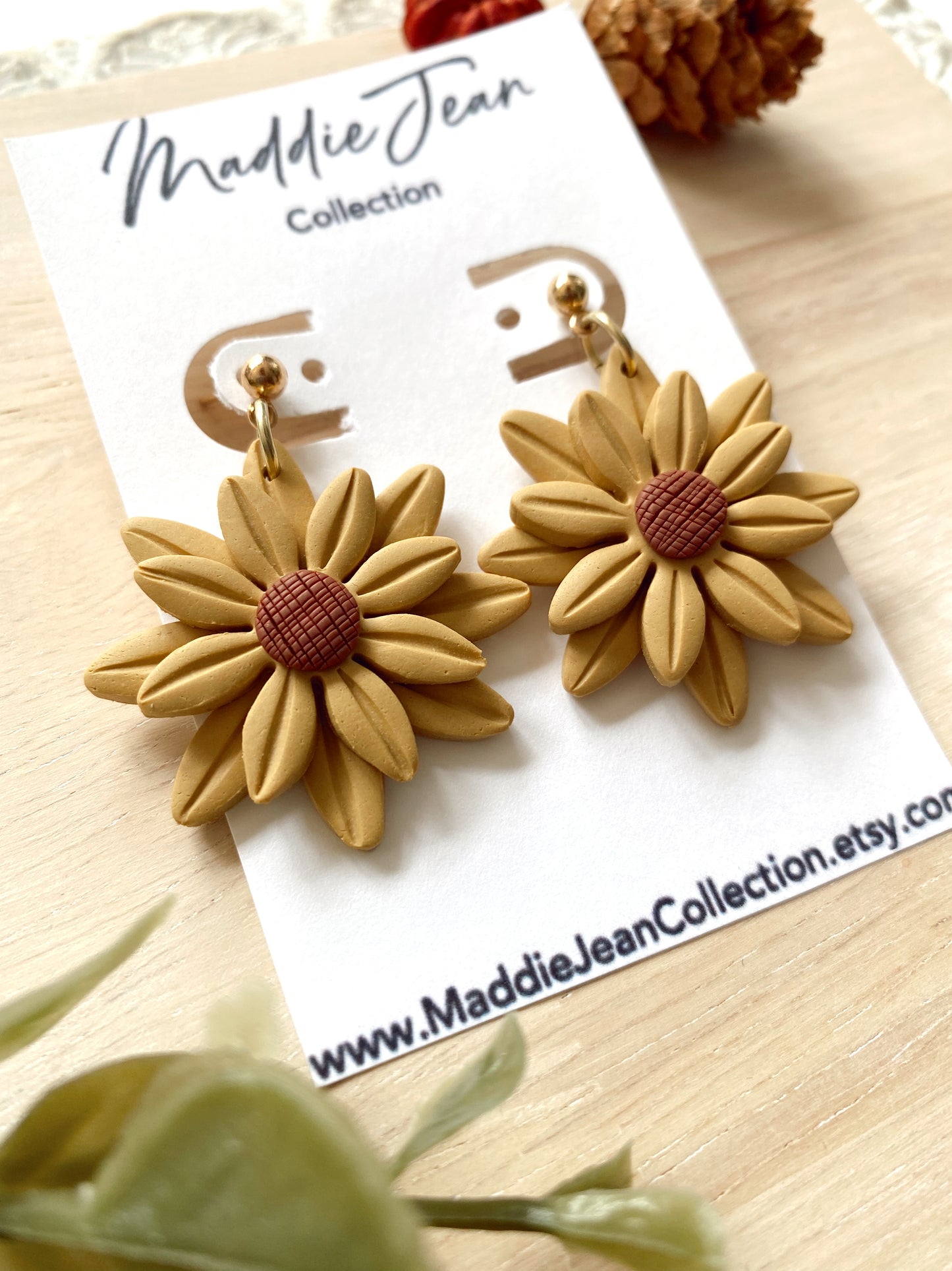 Sunflower Earrings