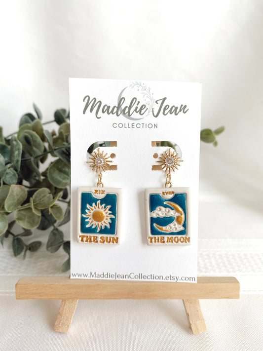 Tarot Card Earrings