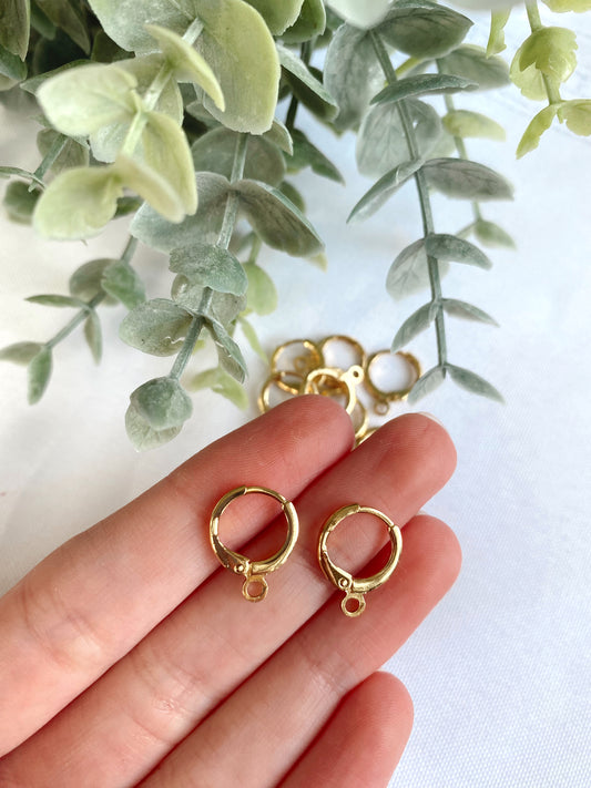 Gold French Hooks