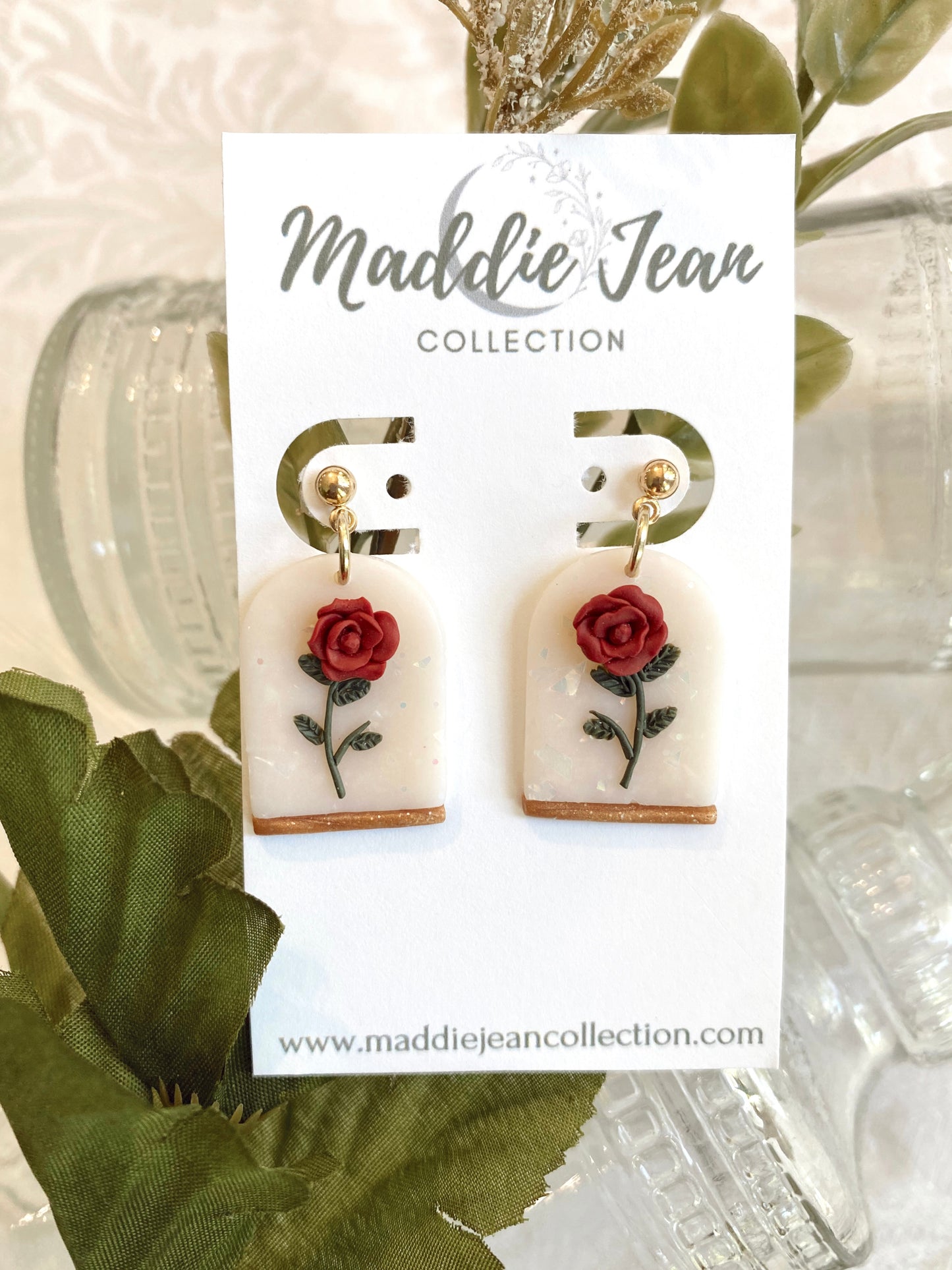 Enchanted Rose Earrings